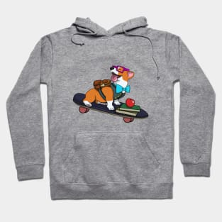 Back to School Corgi Hoodie